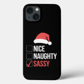 Nice Sassyいけな Christmas List Case-Mate iPhoneケース (裏面)