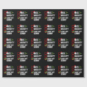 Nice Sorry Not Christmasいけな List Holiday ラッピングペーパー (フラット)