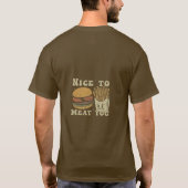 Nice to Meat You Tシャツ (裏面)