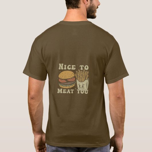 Nice to Meat You Tシャツ (裏面)