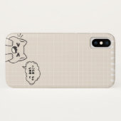 Nice to See You: 愛らしい猫の会話デザイン Case-Mate iPhoneケース (裏面(横))