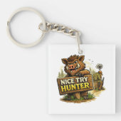 Nice Try Hunter キーホルダー (正面)