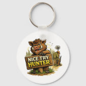 Nice Try Hunter キーホルダー (正面)