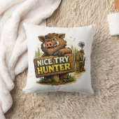Nice Try Hunter クッション (ブランケット)