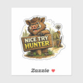 Nice Try Hunter シール (シート)