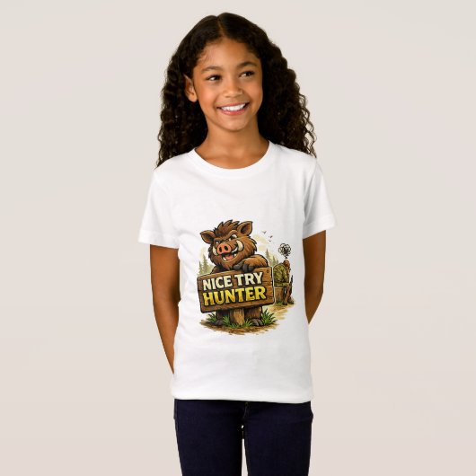 Nice Try Hunter Tシャツ (正面フル)