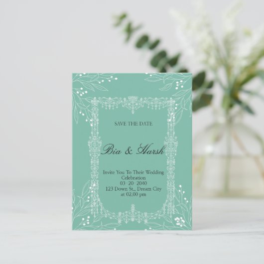 Nice Wedding Card ポストカード (スタンド正面)
