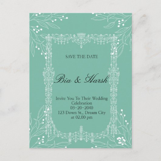 Nice Wedding Card ポストカード (正面)