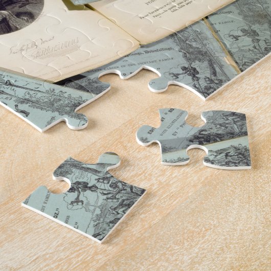 「Nichの生命そして冒険の月例問題 ジグソーパズル (側面)