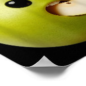 Niche Fruits Funny Pear Meme Brainrot Surreal  ポスター (角)