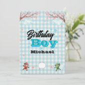 Niche Kids Martial Arts Party Decor 招待状 (スタンド正面)