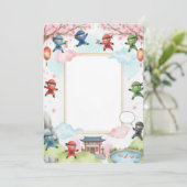 Niche Kids Martial Arts Party Decor 招待状 (スタンド正面)