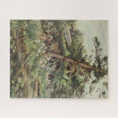 Nichi Otaniの茶庭のアジサイ ジグソーパズル (横)