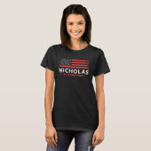 NICHOLAS AMERICAN FLAG  FOR NICHOLAS Tシャツ (正面フル)
