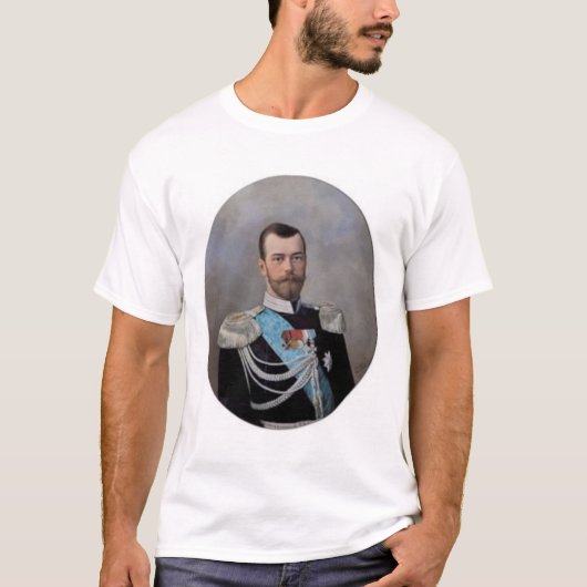 Nicholas_II_Alexandrovich_by_N.Shilder Tシャツ (正面)