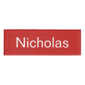 Nicholas Nameタグ 名札 (正面)