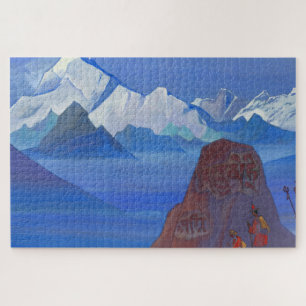 Nicholas Roerich Posterによる1932年のカイラスへの道 ジグソーパズル