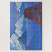 Nicholas Roerich Posterによる1932年のカイラスへの道 ジグソーパズル (縦)