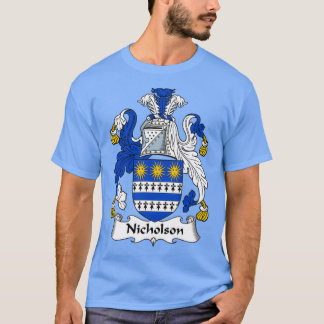 Nicholson Coat of Arms Family Crest  Tシャツ