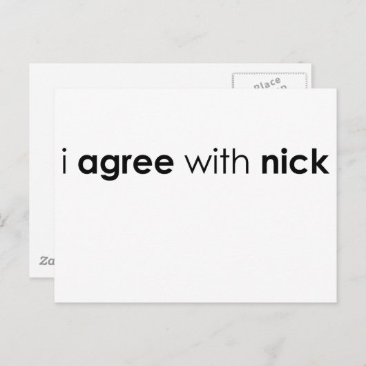 nick.ai ポストカード (正面/裏面)