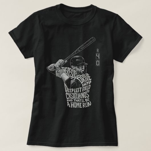 Nick Castellanos Baseball Tシャツ (デザイン正面)