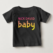 NiCK DAViDベビー – シティキッドロゴTシャツ