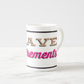 NiCK DAViD – 要件骨中国カップ ボーンチャイナマグカップ (正面右)