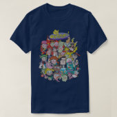 Nickelodeonかなり奇数の親の合計キャラクター Tシャツ (デザイン正面)