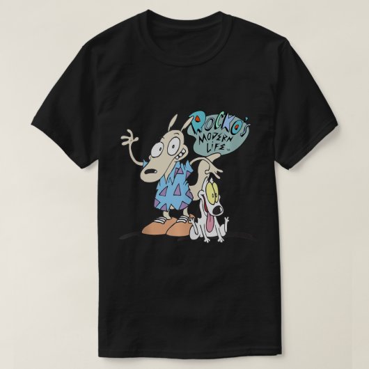 Nickelodeon Rockoのライフショーモダンイントロタンクへ Tシャツ (デザイン正面)