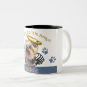Nickie Mommaの天使のマグ ツートーンマグカップ (正面右)