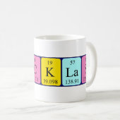 Nicklas periodicテーブル名mag コーヒーマグカップ (正面右)
