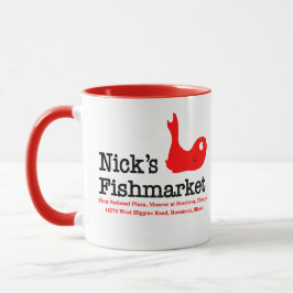 Nick's Fishmarket、シカゴとイリノイ州Rosement マグカップ