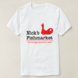 Nick's Fishmarket、シカゴとイリノイ州Rosement Tシャツ