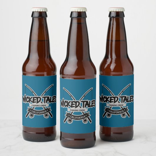 Nicky Tales魚釣りクルー ビールラベル (ボトル)