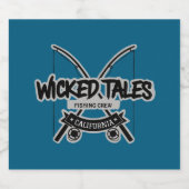 Nicky Tales魚釣りクルー ビールラベル (シングルラベル)