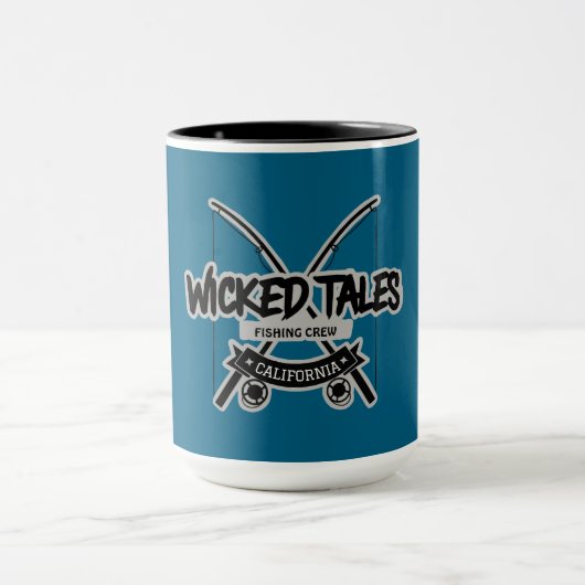 Nicky Tales魚釣りクルー マグカップ (中央)