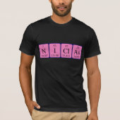 Niclas周期表名のシャツ Tシャツ (正面)