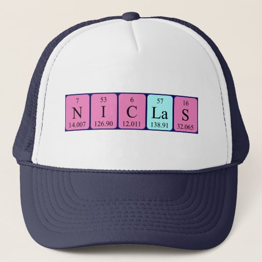 Niclas定期的なテーブル名hat キャップ (正面)