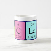 Niclas定期的なテーブル名mag コーヒーマグカップ (中央)