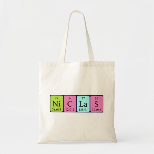 Niclas期別テーブル名トートバッグ トートバッグ (正面)