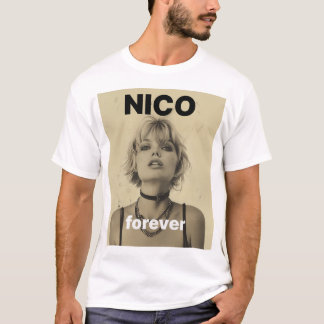 Nico Forever – Quiet Revolution Vintage Portrait T Tシャツ