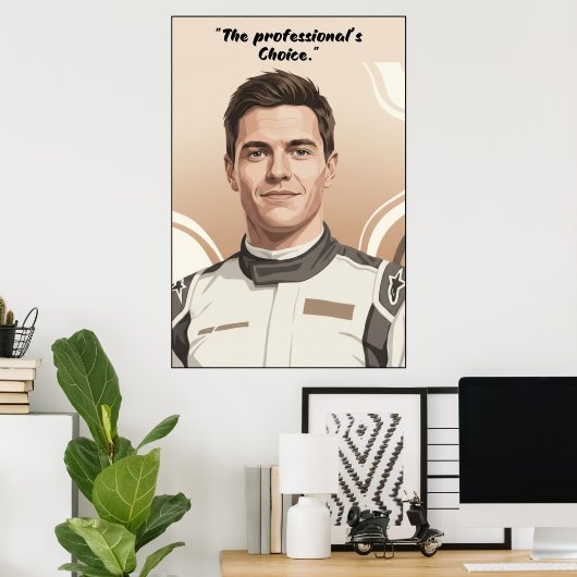 Nico Hülkenberg Poster ポスター (ホームオフィス)