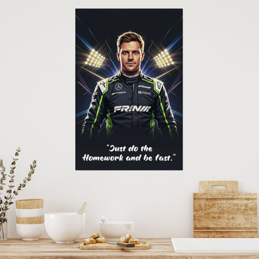 Nico Hülkenberg Poster ポスター (キッチン)