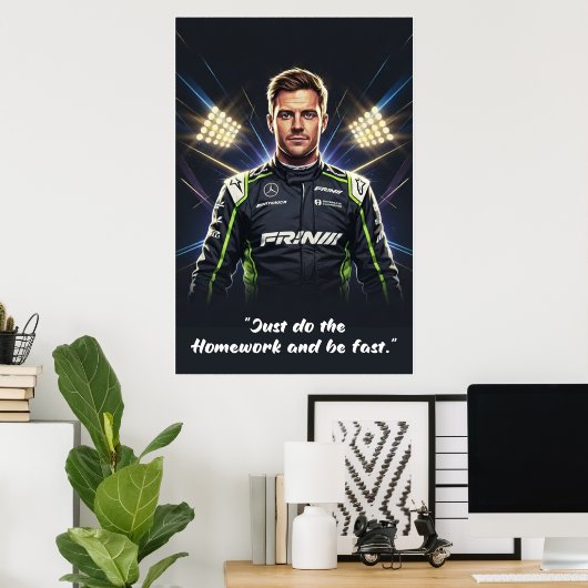 Nico Hülkenberg Poster ポスター (ホームオフィス)