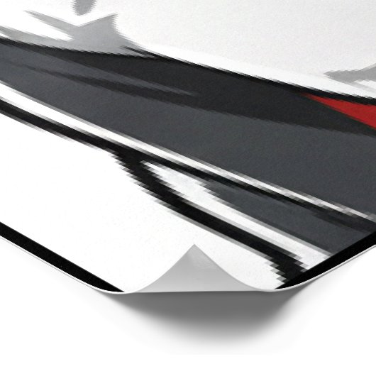 Nico Hülkenberg Racing Vector – Be the Game Change ポスター (角)