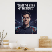 Nico Hülkenberg Racing Vector – Chase the Vision ポスター (キッチン)