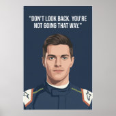 Nico Hülkenberg Racing Vector – Don’t Look Back ポスター (正面)