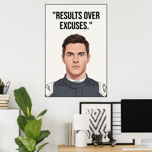 Nico Hülkenberg Racing Vector – Poster ポスター (ホームオフィス)