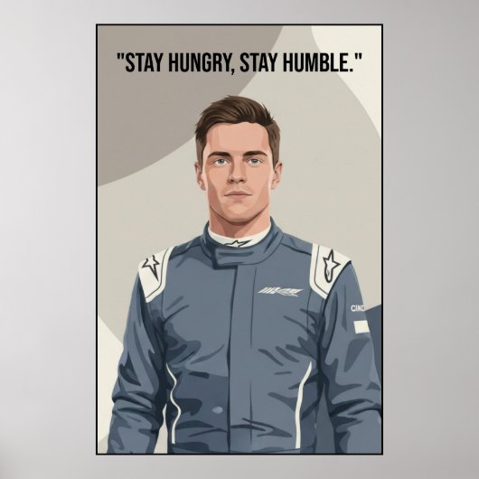 Nico Hülkenberg Racing Vector – Poster ポスター (正面)