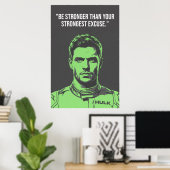 Nico Hülkenberg Racing Vector – Poster ポスター (ホームオフィス)